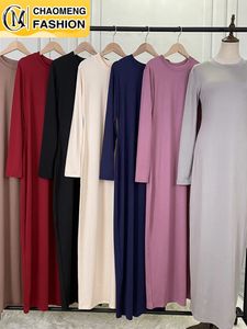 Arrivi per tutta la partita musulmana per le donne abiti hijab Medio Oriente Dubai Abaya Turchia Kaftan Abbigliamento islamico Femmme Arabic Vestido 240506