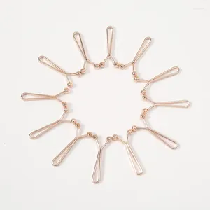 Scarves Wholesale 12pcs/Bag Scarf Clip Brooch Pins Solid Color Decorated Accessories For Women U-Shaped Hijab 2.3 1.5cm