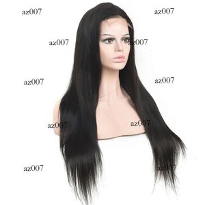 Brasiliana Vergine Vergine Fulta Wig Wig 12-26 pollici Striaght Maleysia Naturan Color Natural Hair Products Products Edition Original Edition