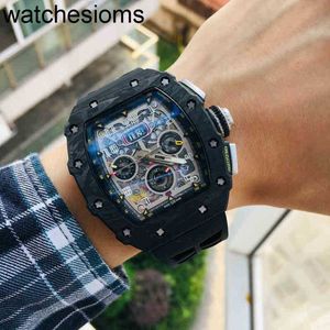 Richamill RMS11 Watch Mens Designer Uhren Bewegung Automatische Luxus Luxus Herren Mechanical Watch 2024 Kohlefaser Automaten