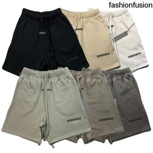 Mens Shorts Solid Color Designer Track Pant Casual Couples Joggers Pants High Street Beach For Men Women Short Streetwear Ess Size S-XL