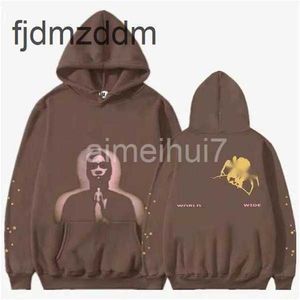 Mens Spider Hoodies Sweater Sweatshirt Mor Tasarımcı Sis Hoodie Erkek Kadın Genç Thug 555555 Pullover Web Yıldızı IBP1