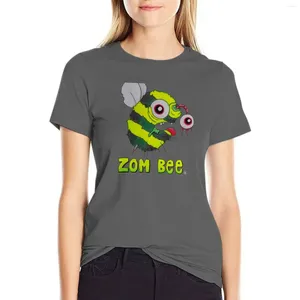 Frauen Polos Zom Bee - Lustige bunte Halloween Zombie T -Shirt Hippie Kleidung T -Shirt für Frauen