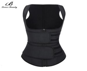 Lover Beauty Plus Size Latex Trainer Cincher 9 Стальная конела двойной контроль живот Slimtrimmer Corset Women Body Shaper Fajas BeltSt12344891