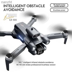 Дроны Новый S1S RC Drone 4K-6K Профессиональная аэрофотосъемка высокой четкости Интеллектуальное предотвращение препятствий четыре бесщеточных моторных микропроката WX