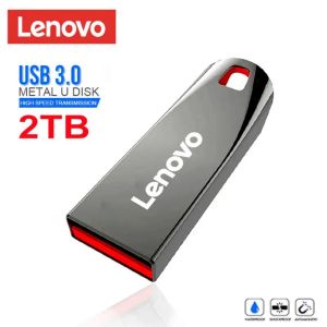 Adapter Lenovo Typec Mobiltelefon U DISK 128/256/512GB/1T/2T High Speed ​​USB 3.0 Computer Dualuse Dual Interface Metal Flash USB Memory