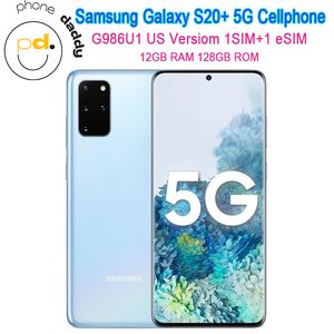 オリジナルSamsung Galaxy S20+ Plus 5G G986U1ロック解除携帯電話6.7 