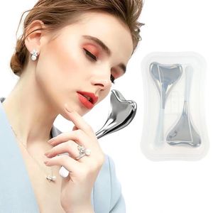 2PCSBOX ICE GLOBES FACIAL SKIN CARE FREEZE TOOLS ROINELESS STEEL BEAUTY CRYO ROLLER COOLING MASSAGE SPA Ball Sticks 240506