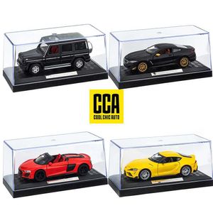 Modello Diecast Auto CCA 1 43 Toyota Supra BMW M850i ​​Audi R8 Mercedes Benz G350D Modello di auto acrilica in metallo Auto GOTTO SERIE SERIE