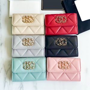 Mirror quality caviar quilted wallet woman Designer coin purses luxurys keychain wallets DHgate mens Cardholder purse Best seller leather key pouch zipper wallets