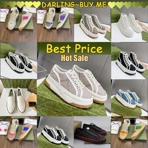 Tennis Freizeitschuhe Luxurys Designer Womens Schuh grüne Baumwollmenschen Sneakers Klassische Frauen 2024 Bester Preis bester Qualität täglich komfortabler Stoff Vintage Trendy