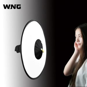 Flashes 44cm Portable Collapsible Round Flash Softbox Beauty Dish Flash Speedlite Diffuser for Camera Flash Ro Shooting