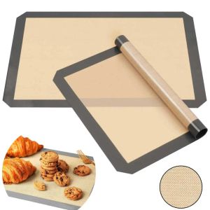 Grills Reusable Silicone Baking Mat Sheet NonStick BBQ Grill Pads Oven Mats Picnic Cooking Cookie Tray Barbecue Microwave Tools