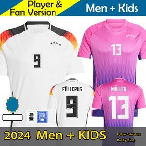 2024 2025 Player Fans Soccer Jerseys KROOS WIRTZ KIMMICH FULLKRUG MULLER GANBRY HAVERTZ MUSIALA SANE UNDAV 24 25 national football shirt germany men women kids shirt