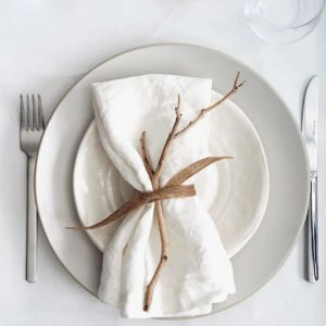 Pads hochwertige 100% Leinen Servietten Restaurant Hochzeit Abendessen Festkörpertuch Pure Leinen klassische Home Table Serviette