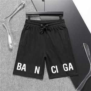 Designer Luxury Mens Athletic Workout Shorts Cotton Casual Shorts Elastic Midje Joggers Sport Sweat Shorts Black White