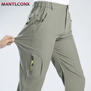 Men's Pants XL-5XL Lightweight Hiking Camping Trousers Men Thin Summer For Sweatpants Stretch Quick Dry Casual Joggers