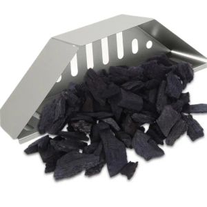 Porta del cesto di carbone per grembiuli che grigliano cestini a carbone per bricchette con chip in legno vassoio per container per grill bbq accessori