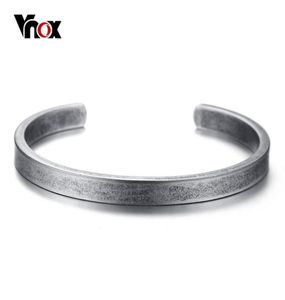 Vnox Vintage Viking Cuff Bracelets Bangles for Men Women Simple Classic Pulseras hombre Stainless Steel Male Jewelry 2202228509709