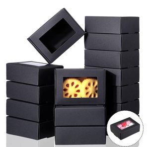 Крафт -бумажная коробка с мыльными коробками с окном представленные коробки для упаковки для мыльной упаковки благосклонно