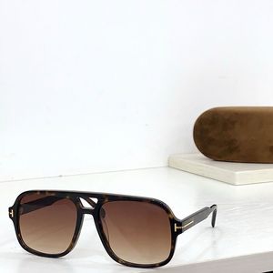 Modedesignerin Männer und Frauen Sonnenbrillen, die von der Modedesignerin TF884 Volltextur Super Good UV400 Retro -Sungbrille mit Brillenhülle entworfen wurde