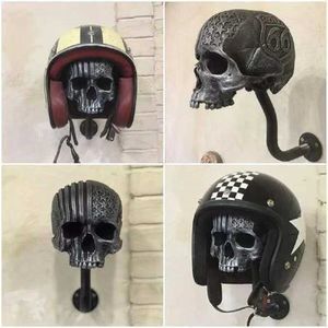 Objetos decorativos Figuras criativas Cinventuras coolas de motocicleta portador de capacete montado na parede Capacete adulto montado no cabide