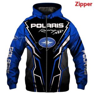 Męskie bluzy bluzy 2024 North Star Racing RZR Snowmotor moda swobodne zamek błony bębenkowe gorące męskie i damskie bluzy wiosenne/letnie Q240506