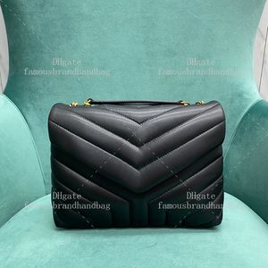 Borsa per busta designer 23 cm di qualità specchio piccolo campa in pelle trapuntata Piccella di pelle di pelle di pelle di pelle per spalla di lusso con scatola Y027