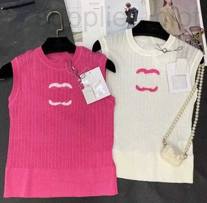 Women's T-Shirt designer women sweater Knits Tank Top Designer Embroidery Vest Sleeveless Breathable Knitted Pullover Womens Sport Tops CBXB