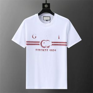 Roupas de grife masculina famosa letra de camiseta de letra redonda de manga curta de manga curta Menina de moda branca Mulheres tamis tamis s-3xl