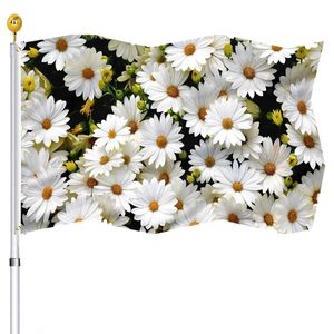 Banner Flags Spring Floral Flags Banner Seasonal Indoor Outdoor Party Decorations Double Stitched with Brass Grommets Flowers Garden Flags