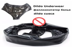 Belt sexleksak för kvinnor faux läder latex manlig kvinnlig onani underkläder trosbyxor med anal dildo penis plug2764299