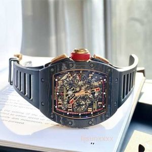 Wristwatch Men's Luxury Watch Watch Series RM 011 Automatic Mechanical Watch Swiss World World Watch Person Billionaire Ticking Clock Clock