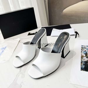 Channeles Slippers shoes Fashion CF High-heeled Designer Sandals Leather Women Classic Flip-Flops Summer HDG