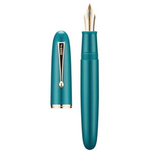 Limited Edition Color Jinhao 9019 Pen do Fountain #8 EF/F/M NIB Lake Blue Big Size Big Office Pen com conversor grande 240425