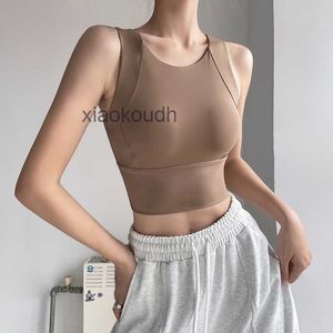 Дизайнерские вершины LL Sexy Women Yoga Sport Underwear йога -костюм Tank Tank Onepeece Shockabsorbing Sport