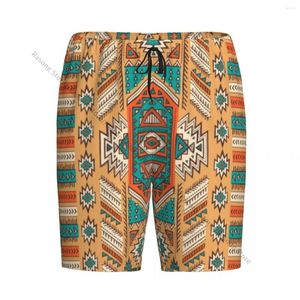 Modello di tribù segreto tribale di abbigliamento da uomo in pantaloni pigiama in stile bohémien per uomo pantaloni corti da uomo Donno il fondo abbigliamento