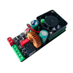 Förstärkare nfarcher HIFI Digital Amplifier Board Mono Class D 500W Ljudmodul med högtalarskydd utöver IRS2092S