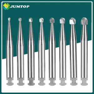 BITS 5st/Box Dental Tungsten Carbide Burs Low Speed ​​Round RA Series för Dental Lab eller Clinic Shank Diameter 2,35mm Dentsit