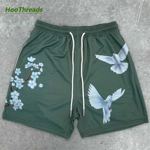 Men's Shorts Pigeon Dove Print Athletic Shorts for Men Women Quick Dry Active Track Shorts with Pocket Gym Workout Fitness TrainRunning J240506