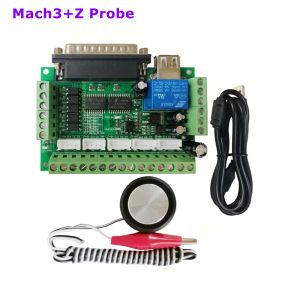 Controller mach3 cnc controller 5 axis mach 3 interface motion card breakout board engraving cutting machine parts z axis cnc control board