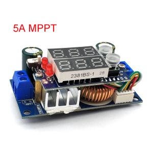 Accessories 5A MPPT Solar Panel Controller DCDC 636V Step Down Buck CC/CV Charging Module Dual/Singa LED Display LED Regulator Controllers