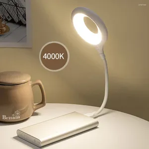 Table Lamps Foldable Night Light USB Reading Lamp Touch Adjustable Eye Protection Portable Desk PC Laptops Keyboard Typing Lighting