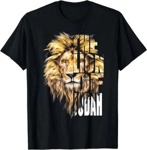 Camisetas masculinas Jesus Lion Animal 3D T-shirt Christian T-Shirt For Men Women Summer Summer Vintage Black T-shirt Design de moda Tops T240505