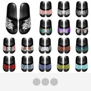 Pantofole Polinesian Tribal Totem Totem Tattoo Samoa Stampe uomini Slipisti Scaforo Beach Wear Sandals Scarpe casual Eva Slips Originale 240506