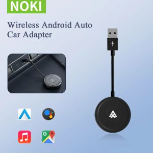 Converters Wireless Android Auto Adapter/Dongle för OEM Factory Wired Android Auto Cars Converts Wired to Wireless Easy Setup Plug Play Play