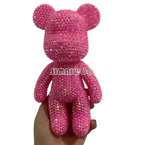 Stitch Rhinestone Bear Diy Pack 18cm 22cm 24 cm Diamond Paining Crystal Doll Christmas Gift Mosaic Embroidery Birthday Home Decor