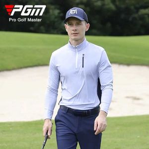 Men's Polos PGM Mens camisas de pólo Esportes T-shirt Long Slve Clothing Yf522 Wholesale Y240506