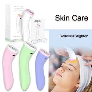 マスク新しいRF FACIAL LED Red Blue Nacne Spot Treatment Home Use RF Beauty Device Equipment Wand Massager Face Light Therapy Machine