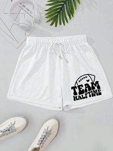 Shorts Shorts Team a metà tempo Stampa elastica core di tendenza casual per l'abbigliamento primaverile estivo